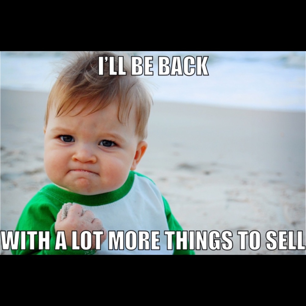 Getting this closet STOCKED SOON